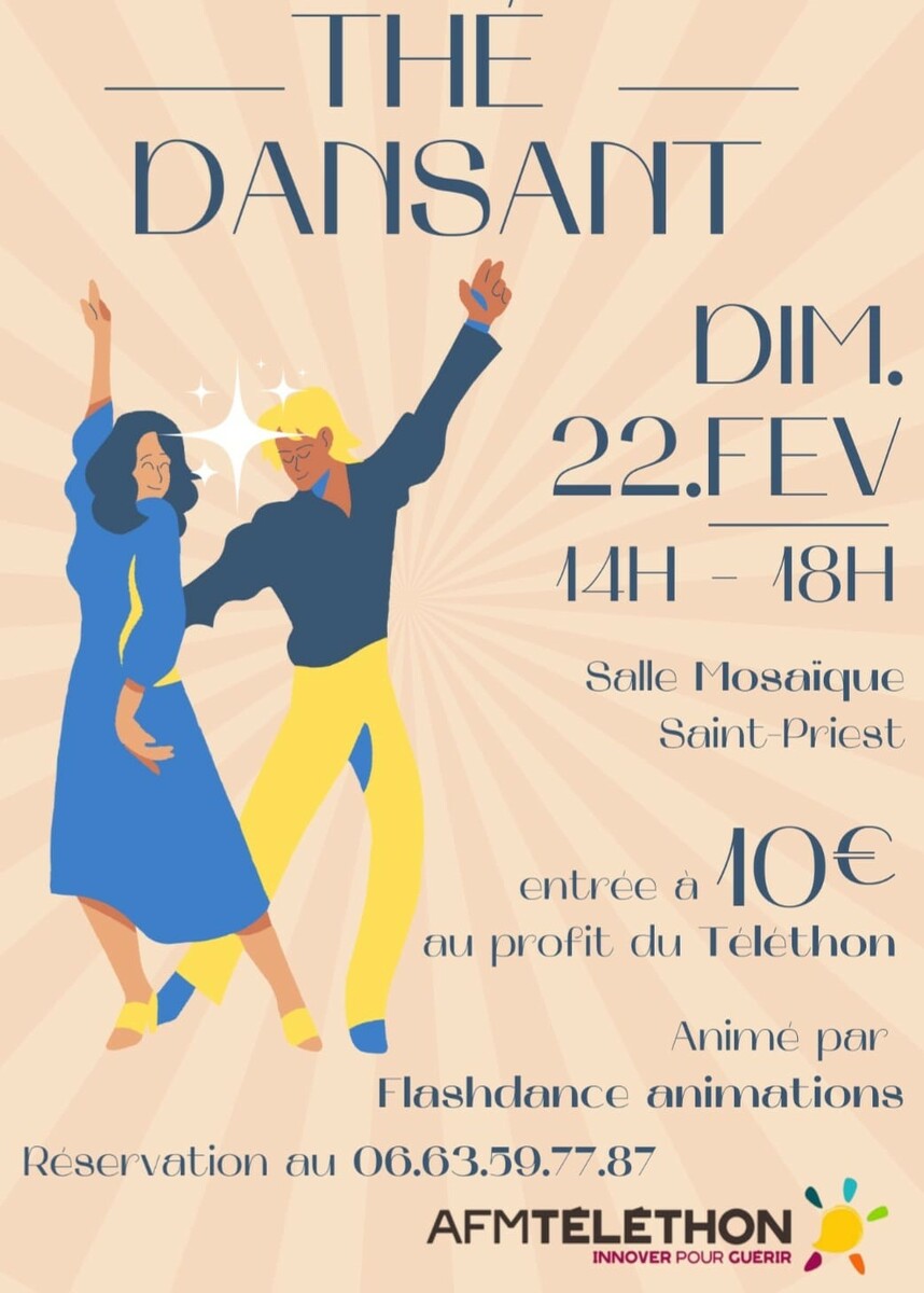 THE DANSANT DIMANCHE 22/02/26 SALLE MOSAIQUE
