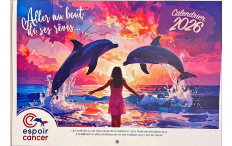 Calendrier 2026 de Espoir Cancer